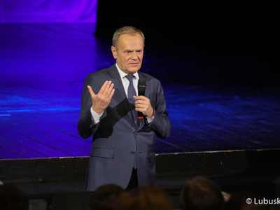 Spotkanie Donalda Tuska z mieszkańcami Gorzowa Wlkp. 