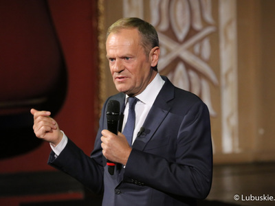 Spotkanie Donalda Tuska z mieszkańcami Gorzowa Wlkp. 