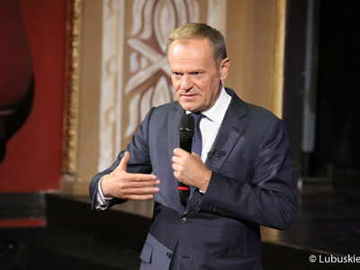 Spotkanie Donalda Tuska z mieszkańcami Gorzowa Wlkp. 