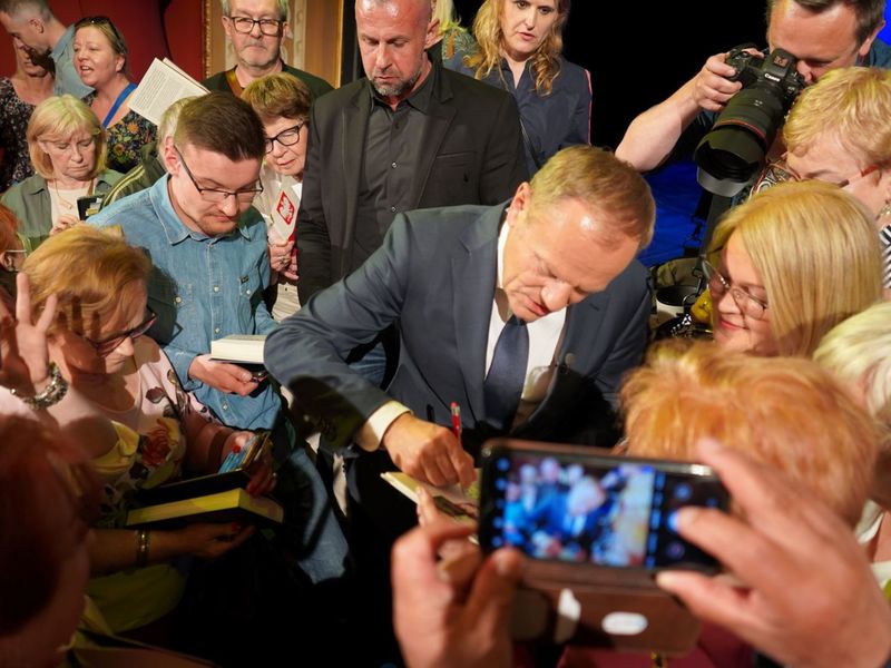 Spotkanie Donalda Tuska z mieszkańcami Gorzowa Wlkp.