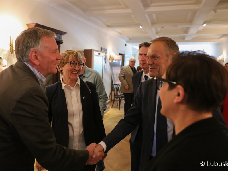 Spotkanie Donalda Tuska z mieszkańcami Gorzowa Wlkp.