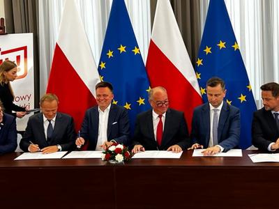 Uroczyste podpisanie deklaracji samorządowej w Senacie RP