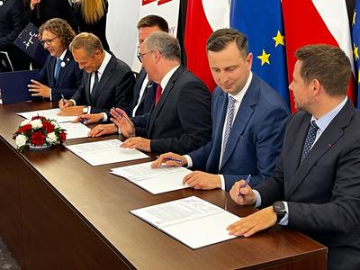 Uroczyste podpisanie deklaracji samorządowej w Senacie RP