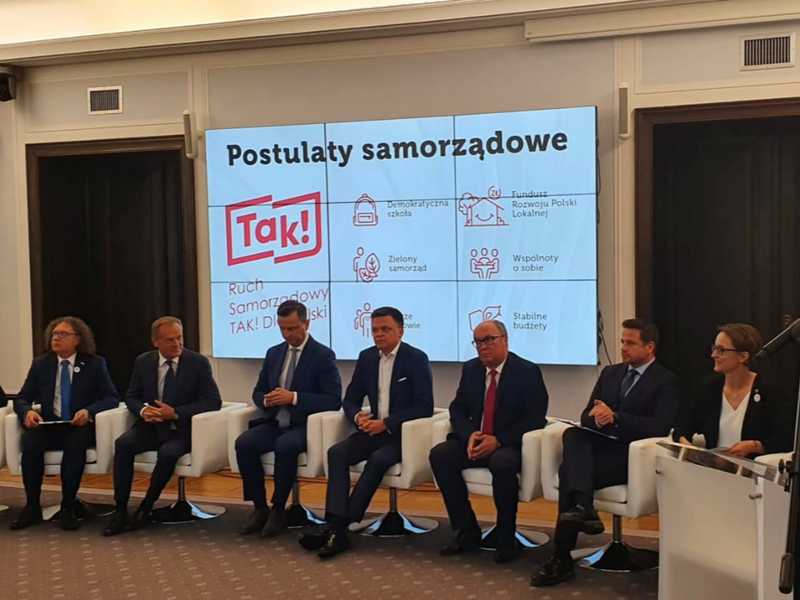 Uroczyste podpisanie deklaracji samorządowej w Senacie RP