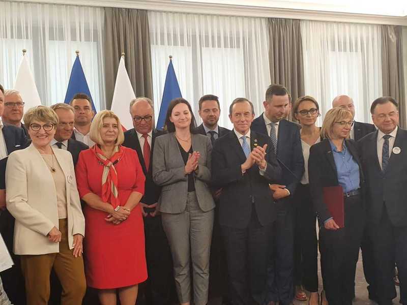 Uroczyste podpisanie deklaracji samorządowej w Senacie RP