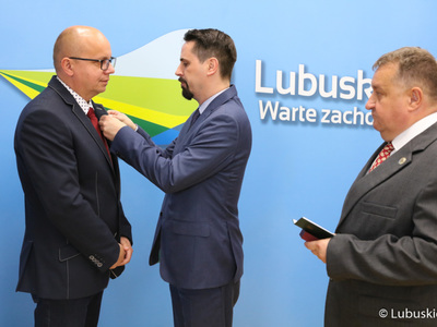 Uroczystość wręczenia odznak honorowych „Zasłużony dla transportu Rzeczypospolitej Polskiej”