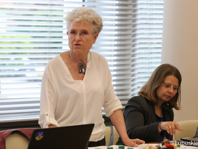 
Przewodnicząca rady dr Marzena Plucińska, wiceprezes Okręgowej Rady Lekarskiej w Zielonej Górze 