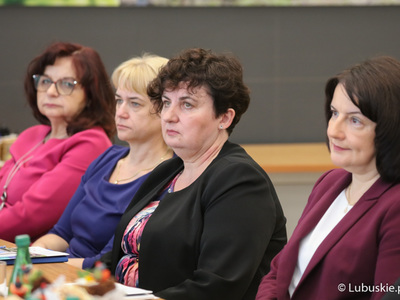 Uczestnicy poniedziałkowego posiedzenia Lubuskiej Rady Zdrowia