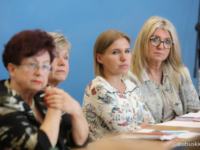 Uczestnicy poniedziałkowego posiedzenia Lubuskiej Rady Zdrowia