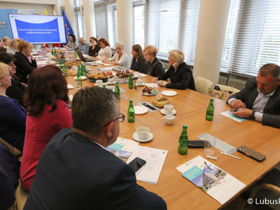 Uczestnicy poniedziałkowego posiedzenia Lubuskiej Rady Zdrowia