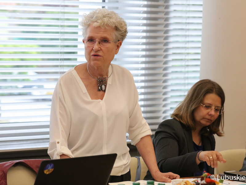 Przewodnicząca rady dr Marzena Plucińska, wiceprezes Okręgowej Rady Lekarskiej w Zielonej Górze