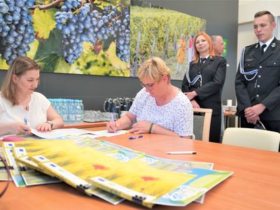 Podpisanie umowy w ramach konkursu Lubuska Odnowa Wsi 2022