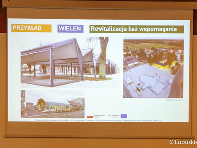 Spotkanie edukacyjne dla lubuskich prezydentów, burmistrzów i wójtów na temat rewitalizacji.