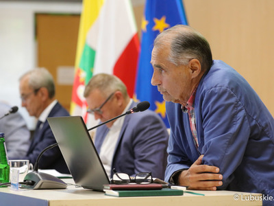Prezydium Sejmiku Województwa Lubuskiego podczas czerwcowej sesji