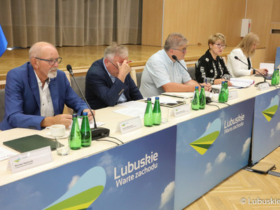 Posiedzenie Wojewódzkiej Rady Dialogu Społecznego w Sali Kolumnowej Urzędu Marszałkowskiego w Zielonej Górze