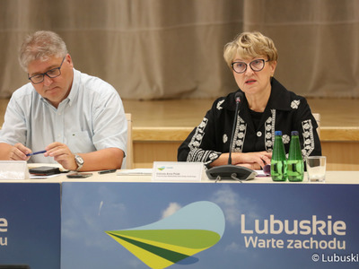 Posiedzenie Wojewódzkiej Rady Dialogu Społecznego w Sali Kolumnowej Urzędu Marszałkowskiego w Zielonej Górze