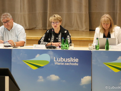 Posiedzenie Wojewódzkiej Rady Dialogu Społecznego w Sali Kolumnowej Urzędu Marszałkowskiego w Zielonej Górze