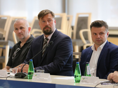 Posiedzenie Wojewódzkiej Rady Dialogu Społecznego w Sali Kolumnowej Urzędu Marszałkowskiego w Zielonej Górze