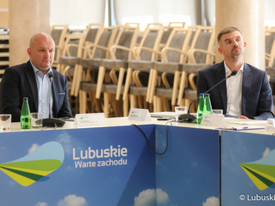 Posiedzenie Wojewódzkiej Rady Dialogu Społecznego w Sali Kolumnowej Urzędu Marszałkowskiego w Zielonej Górze