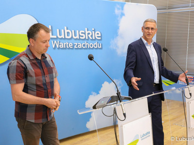 Konferencja prasowa w przerwie posiedzenia Wojewódzkiej Rady Dialogu Społecznego woj. lubuskiego