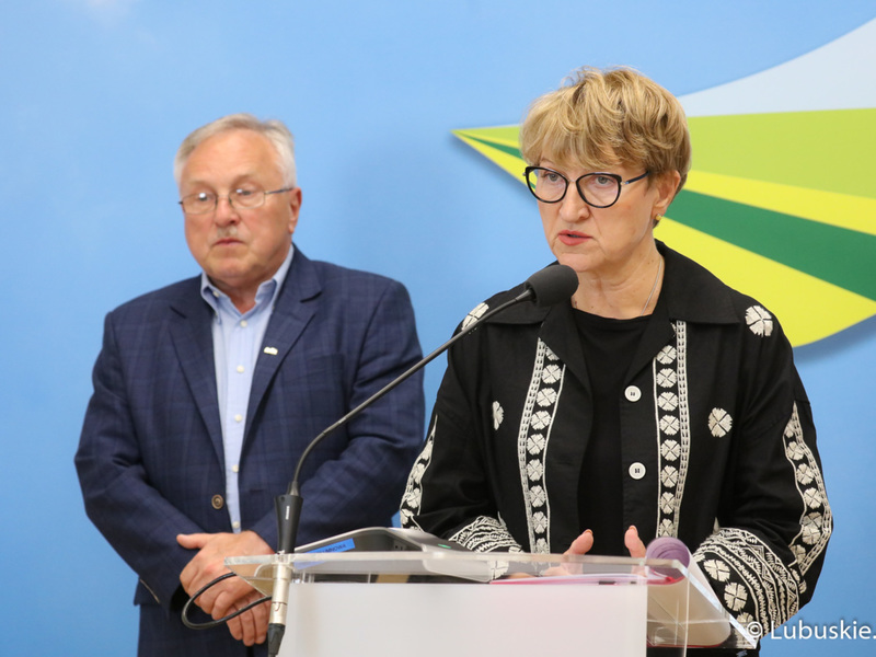 Konferencja prasowa w przerwie posiedzenia Wojewódzkiej Rady Dialogu Społecznego woj. lubuskiego