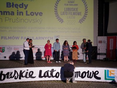 2 lipca 2022 r. Wręczenie nagród 51. Lubuskiego Lata Filmowego w amfiteatrze w Łagowie