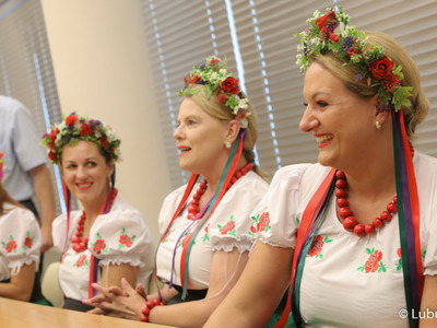 Panie z Koła Gospodyń Wiejskich "Kowalewianki" 