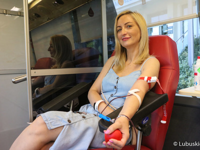 Pracownicy Urzędu Marszałkowskiego w Zielonej Górze także oddaj krew