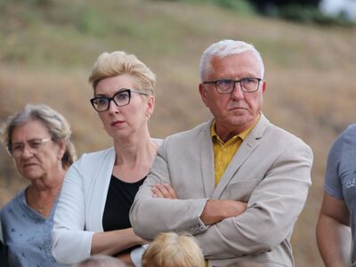 19 sierpnia 2022 r. Spotkanie z Donaldem Tuskiem w Krośnie Odrzańskim na temat katastrofy ekologicznej w Odrze