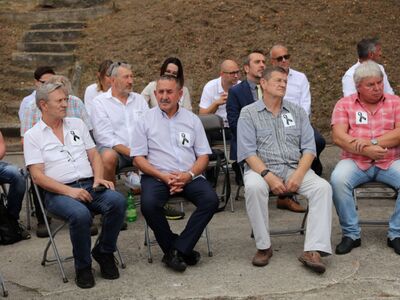 19 sierpnia 2022 r. Spotkanie z Donaldem Tuskiem w Krośnie Odrzańskim na temat katastrofy ekologicznej w Odrze