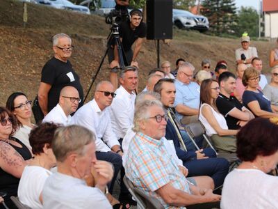 19 sierpnia 2022 r. Spotkanie z Donaldem Tuskiem w Krośnie Odrzańskim na temat katastrofy ekologicznej w Odrze