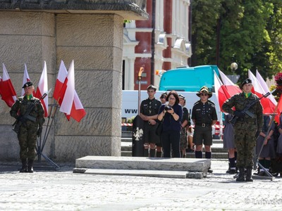Uroczystości 83. rocznicy wybuchu II Wojny Światowej na Placu Bohaterów w Zielonej Górze