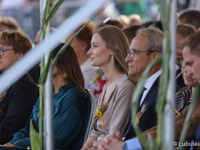 Uczestnicy Lubuskiego Święta Plonów w Zwierzynie w powiecie strzelecko-drezdeneckim