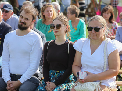 Uczestnicy Lubuskiego Święta Plonów w Zwierzynie w powiecie strzelecko-drezdeneckim