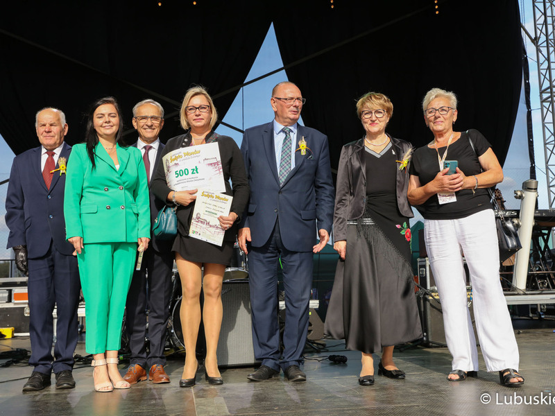 Uczestnicy Lubuskiego Święta Plonów w Zwierzynie w powiecie strzelecko-drezdeneckim