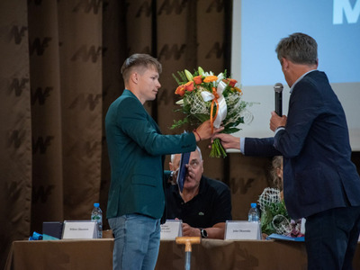 Powitanie medalistów mistrzostw świata i Europy w kajakarstwie