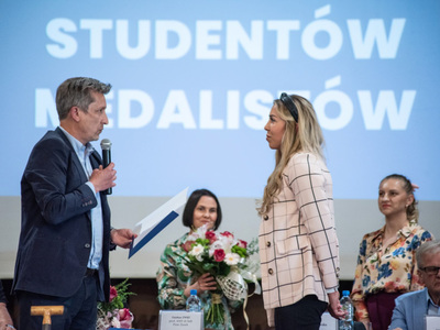 Powitanie medalistów mistrzostw świata i Europy w kajakarstwie