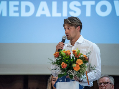 Powitanie medalistów mistrzostw świata i Europy w kajakarstwie