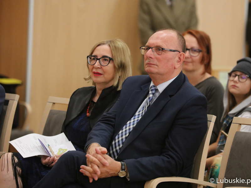 Wicemarszałek Stanisław Tomczyszyn na gali finałowej konkursu „Lubuskie EKOlogiczne” w Sali Kolumnowej Urzędu Marszałkowskiego Województwa Lubuskiego w Zielonej Górze.