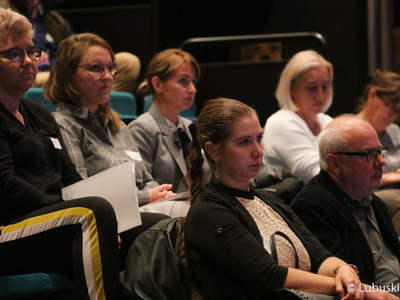 Uczestnicy spotkania dotyczącego m.in. nowoczesnych sposobów promowania i informowania o projektach w ramach Programu Współpracy Interreg.
