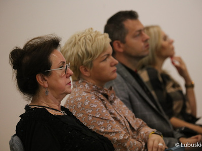 Uczestnicy debaty samorządowej w Muzeum Ziemi Lubuskiej w Zielonej Górze 