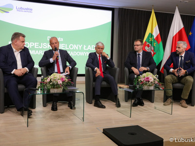 Uczestnicy debaty samorządowej w Muzeum Ziemi Lubuskiej w Zielonej Górze
