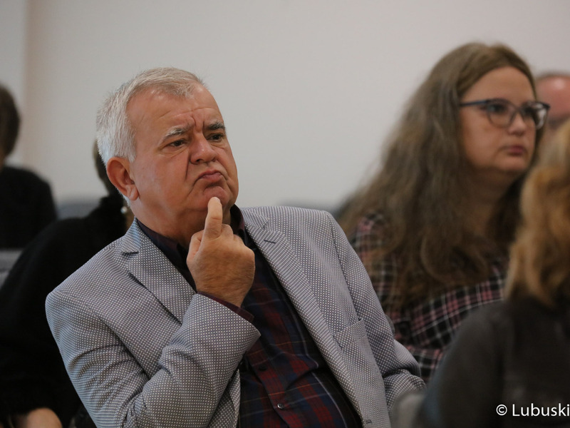 Uczestnicy debaty samorządowej w Muzeum Ziemi Lubuskiej w Zielonej Górze
