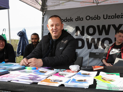 Jedno ze stoisk na Pikniku Zdrowia i Profilaktyki w Zaborze