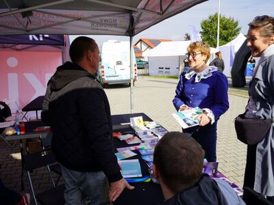 Jedno ze stoisk na Pikniku Zdrowia i Profilaktyki w Zaborze