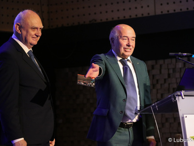 Uczestnicy pierwszego dnia Kongresu Gospodarczego Lubuskie 2022 w Centrum Kreatywnej Kultury przy zielonogórskim Regionalnym Centrum Animacji Kultury 