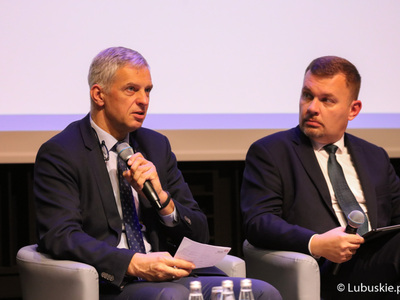 Uczestnicy pierwszego dnia Kongresu Gospodarczego Lubuskie 2022 w Centrum Kreatywnej Kultury przy zielonogórskim Regionalnym Centrum Animacji Kultury 