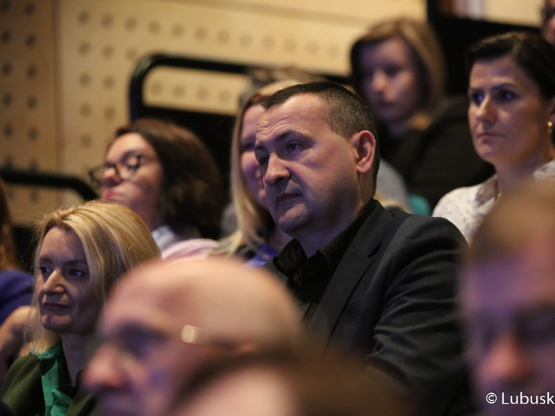 Uczestnicy pierwszego dnia Kongresu Gospodarczego Lubuskie 2022 w Centrum Kreatywnej Kultury przy zielonogórskim Regionalnym Centrum Animacji Kultury
