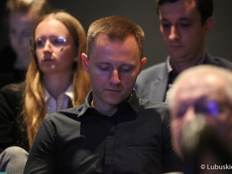 Uczestnicy pierwszego dnia Kongresu Gospodarczego Lubuskie 2022 w Centrum Kreatywnej Kultury przy zielonogórskim Regionalnym Centrum Animacji Kultury
