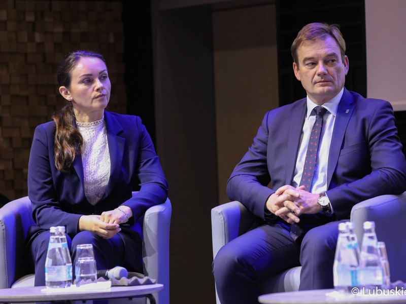 Uczestnicy pierwszego dnia Kongresu Gospodarczego Lubuskie 2022 w Centrum Kreatywnej Kultury przy zielonogórskim Regionalnym Centrum Animacji Kultury